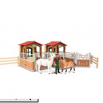 Schleich 72116 Visit in The Open Stall Play Set Multicolor  B07B46H2R8